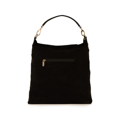 Maxi-bag nera in microfibra, Primadonna, 15D208513MFNEROUNI, 003