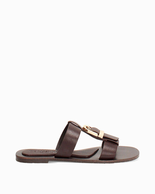CHAUSSURES POUR FEMMES FLAT SYNTHETIQUE, DK BROWN
