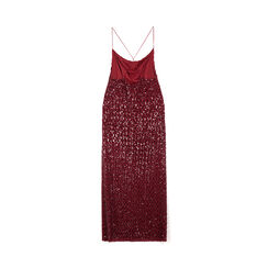Vestito bordeaux con pailettes da donna, Primadonna, 26C925059PLBORDS, 002 preview