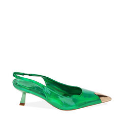 WOMEN SHOES CHANEL MIRROR VERD, SPECIAL PRICE, 212141502SPVERD035, 001a