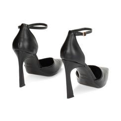 Décolleté open shank nere, tacco 10,3 cm, Primadonna, 242106110EPNERO035, 003 preview
