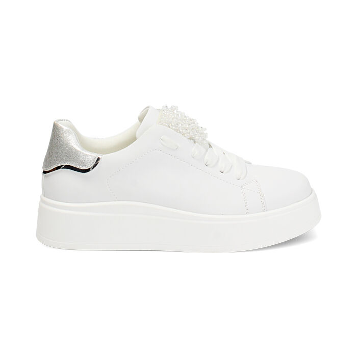 Sneakers donna bianche, Primadonna, 252813900EPBIAN036