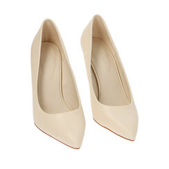 Décolleté panna, tacco 10,5 cm, Primadonna, 212179701EPPANN035, 002a