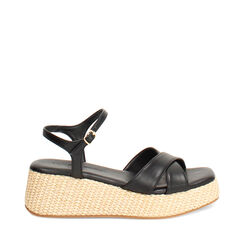 Compens&eacute;es noires talon 5,8 cm, Primadonna, 274958527EPNERO035, 001a