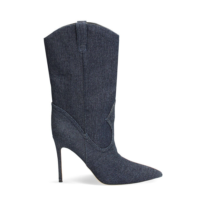 Botines vaquero tac&oacute;n 10 cm, Primadonna, 272104530TSJEAN035