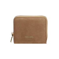 Portafoglio taupe compatto ed elegante, Borse, 275700602MFTAUPUNI, 001 preview