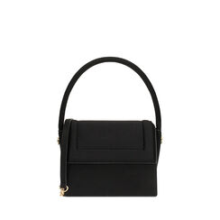 Mini bag donna nera in tessuto, Primadonna, 255130057LYNEROUNI, 001a
