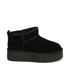 WOMEN SHOES BOOTS SUEDE NERO, Primadonna, 22N801251CMNERO035, 001a