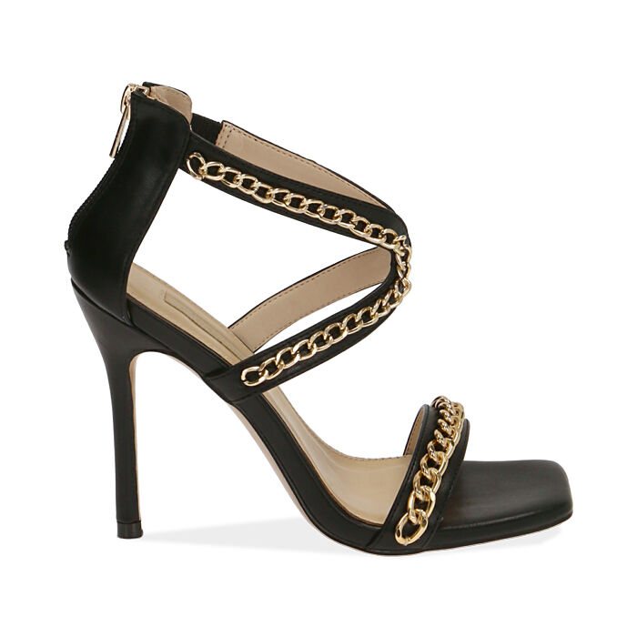 Sandali tacco quadrato Nero Giardini | Sara P. Shoes