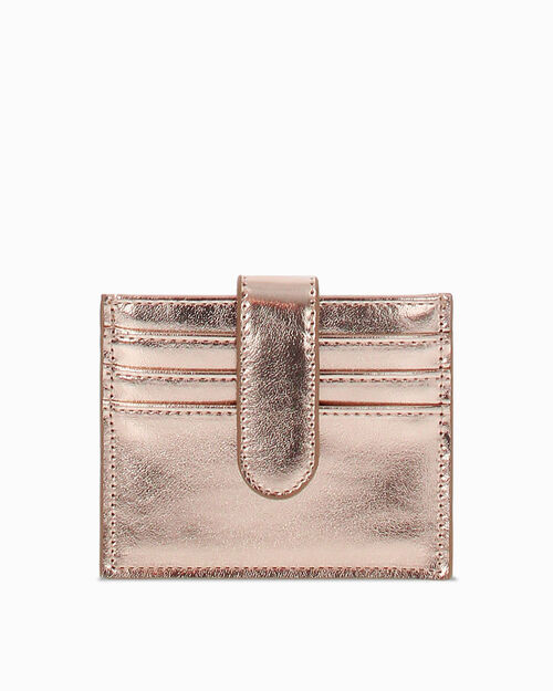 Portafoglio rosa-oro con dettagli eleganti, MULTI COLOR