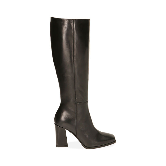 Bottes noire shop talon