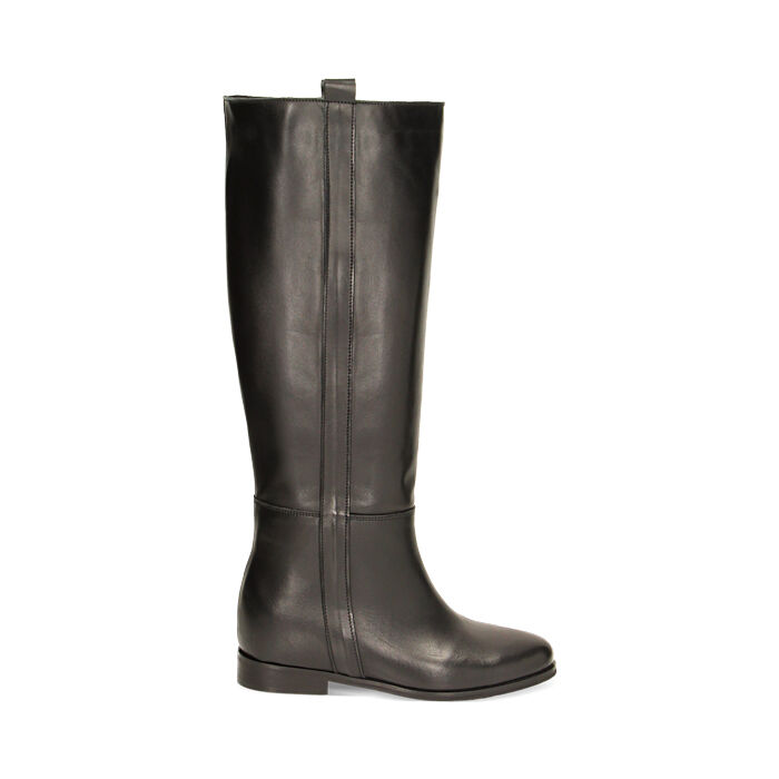 Stivali neri in pelle, Primadonna, 22A503040PENERO035