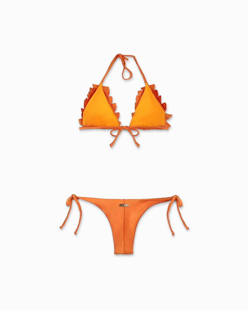 Bikini da donna arancio a triangolo image number null