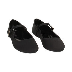 Ballerine nere in tessuto, Primadonna, 234988011LYNERO035, 002 preview