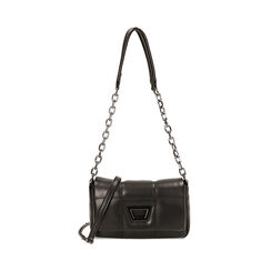BORSA BORSA A TRACOLLA SINTETICO NERO, Primadonna, 225125060EPNEROUNI, 001a