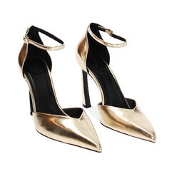 Sandales ouvertes laminées dorées, Primadonna, 242106110LMOROG037, 002 preview