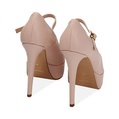 Décolleté platform nude, tacco 13 cm, Ultime Occasioni, 21N213610EPNUDE036, 003 preview