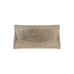 Pochette donna oro in laminato con pietre, Primadonna, 255126052LPOROGUNI, 001 preview
