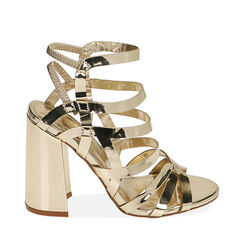 ZAPATOS SANDALIA ESPEJO OROG, Primadonna, 192111007SPOROG036, 001a