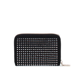 Portafoglio nero-argento, 245125161MPNEARUNI, 001a