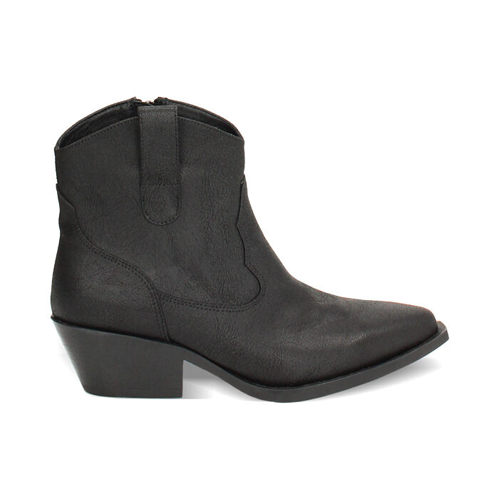 Tronchetto texano nero top