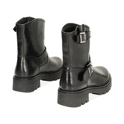 Bikers noirs en cuir, Primadonna, 24N532028PENERO035, 003 preview
