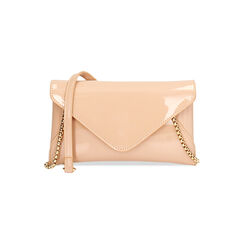 Pochette in vernice nude, Primadonna, 235124695VENUDEUNI, 001 preview