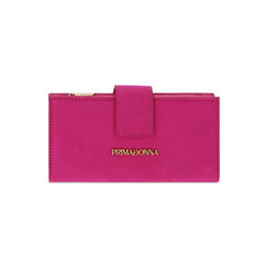 Portafogli in microfibra fucsia, New Collection, 215122158MFFUCSUNI, 001 preview