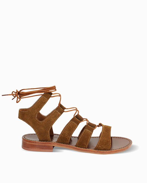 ZAPATOS FLAT SUEDE COGN, COGNAC