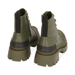 Anfibi verde militare chunky, Primadonna, 203013201EPMILI036, 003 preview