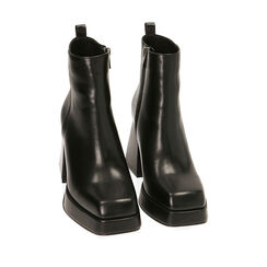 Ankle boots neri, tacco 9 cm , Primadonna, 204981701EPNERO035, 002a