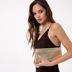 Bolso de mano oro con bandolera removible, Primadonna, 275126220LMOROGUNI, 002a