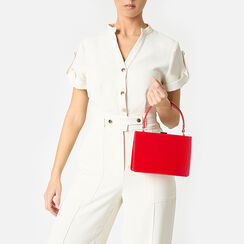 Mini bolsa mujer roja en charol, Primadonna, 255126041VEROSSUNI, 002a