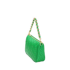 Minibag verde con catenina, Primadonna, 235125757EPVERDUNI, 002a