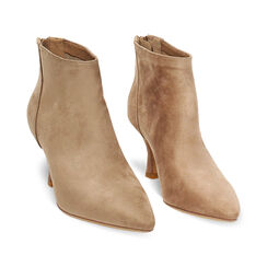 Tronchetti taupe tacco 7 cm, Scarpe, 273037036MFTAUP036, 003 preview