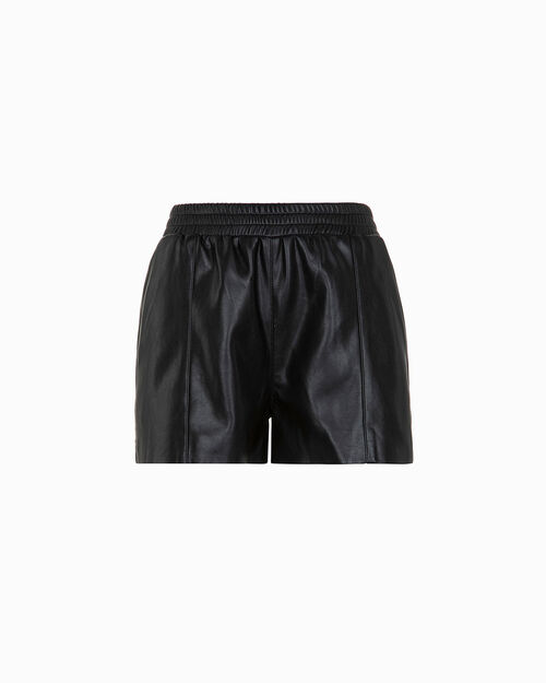 Short negro elegante con detalles refinados, BLACK
