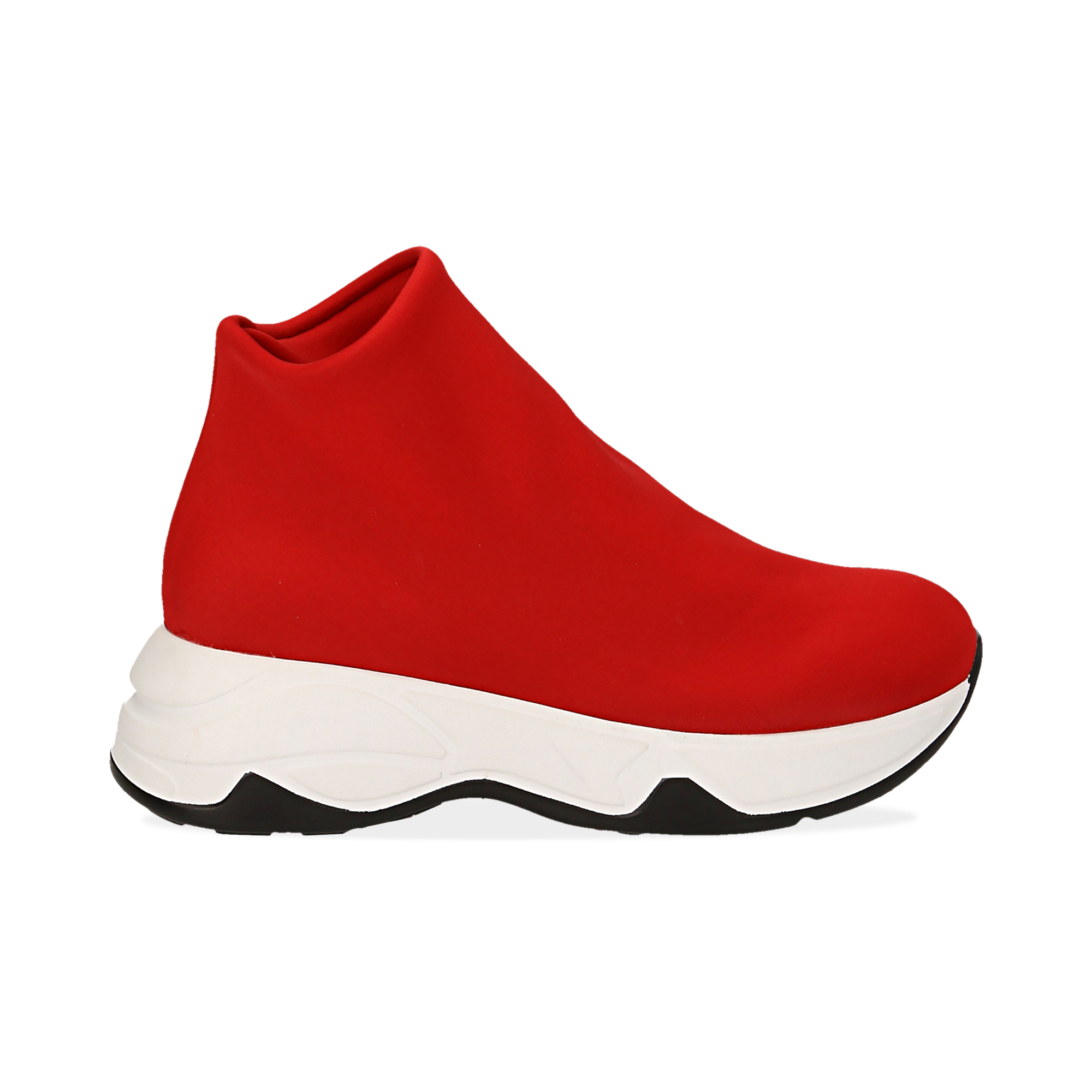 scarpe rosse con zeppa