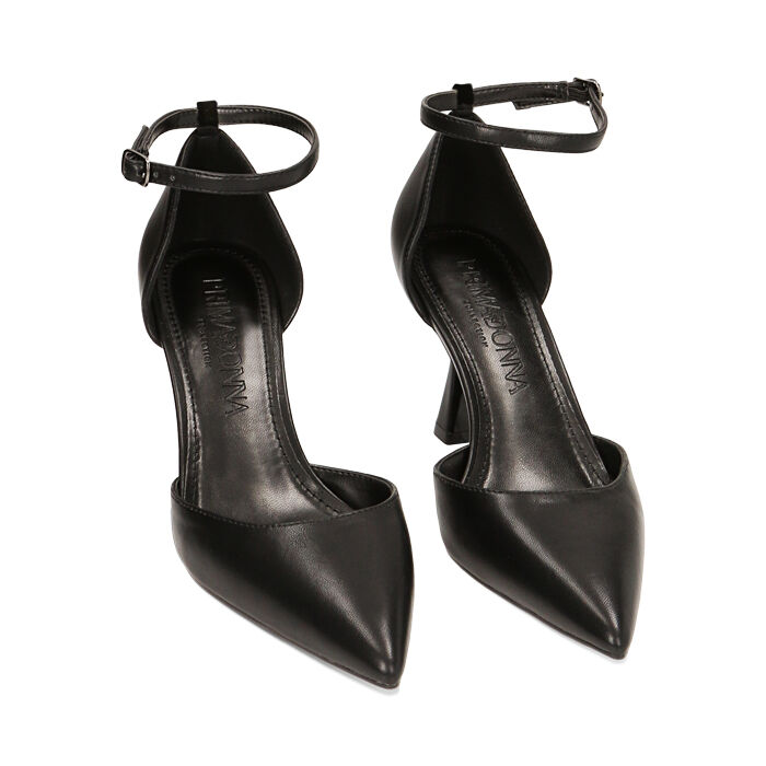 D collet donna cinturino nere tacco 8 cm Primadonna Collection