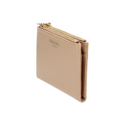 Portafoglio donna beige a cerniera, Primadonna, 255101005EPBEIGUNI, 002 preview
