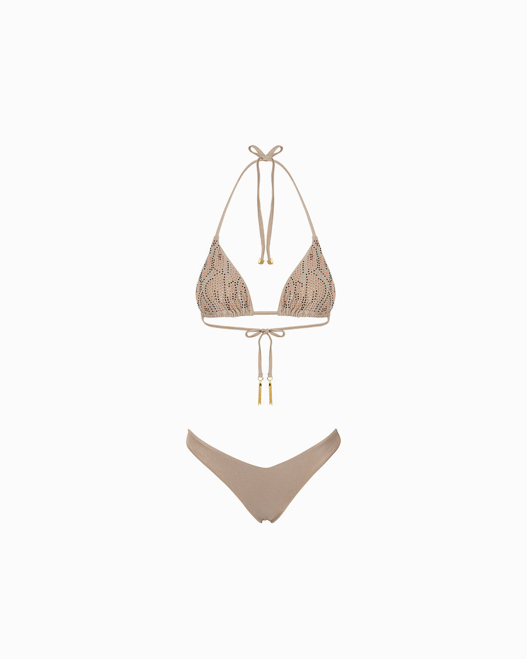 Bikini beige dal fascino sofisticato