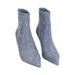 Stivaletti jeans, tacco 7 cm, Primadonna, 224972601TSJEAN035, 002 preview
