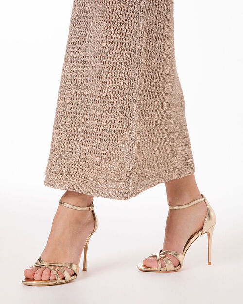 Sandali oro tacco 10 cm, GOLD