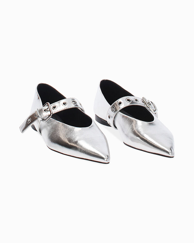 Ballerine donna silver a punta image number null