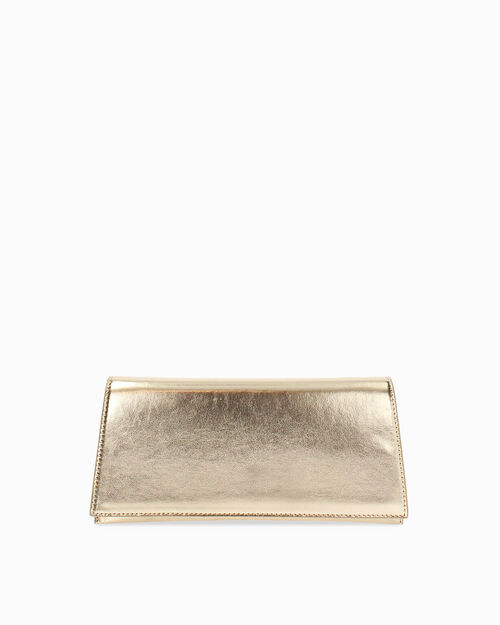 Pochette oro con tracolla removibile, GOLD