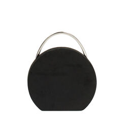 Clutch nera in microfibra, Primadonna, 261123006MFNEROUNI, 001a