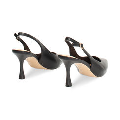 D&eacute;collet&eacute; nere slingback tacco 8 cm, Primadonna, 274929701EPNERO035, 004 preview