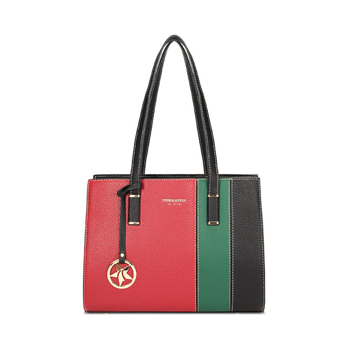 Borsa a spalla bordeaux Primadonna Collection