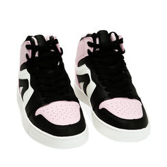 Sneakers nero/rosa, Primadonna, 220111502EPNERA035, 002a