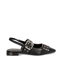 Ballerine slingback donna nere, Primadonna, 254934612EPNERO035, 001a
