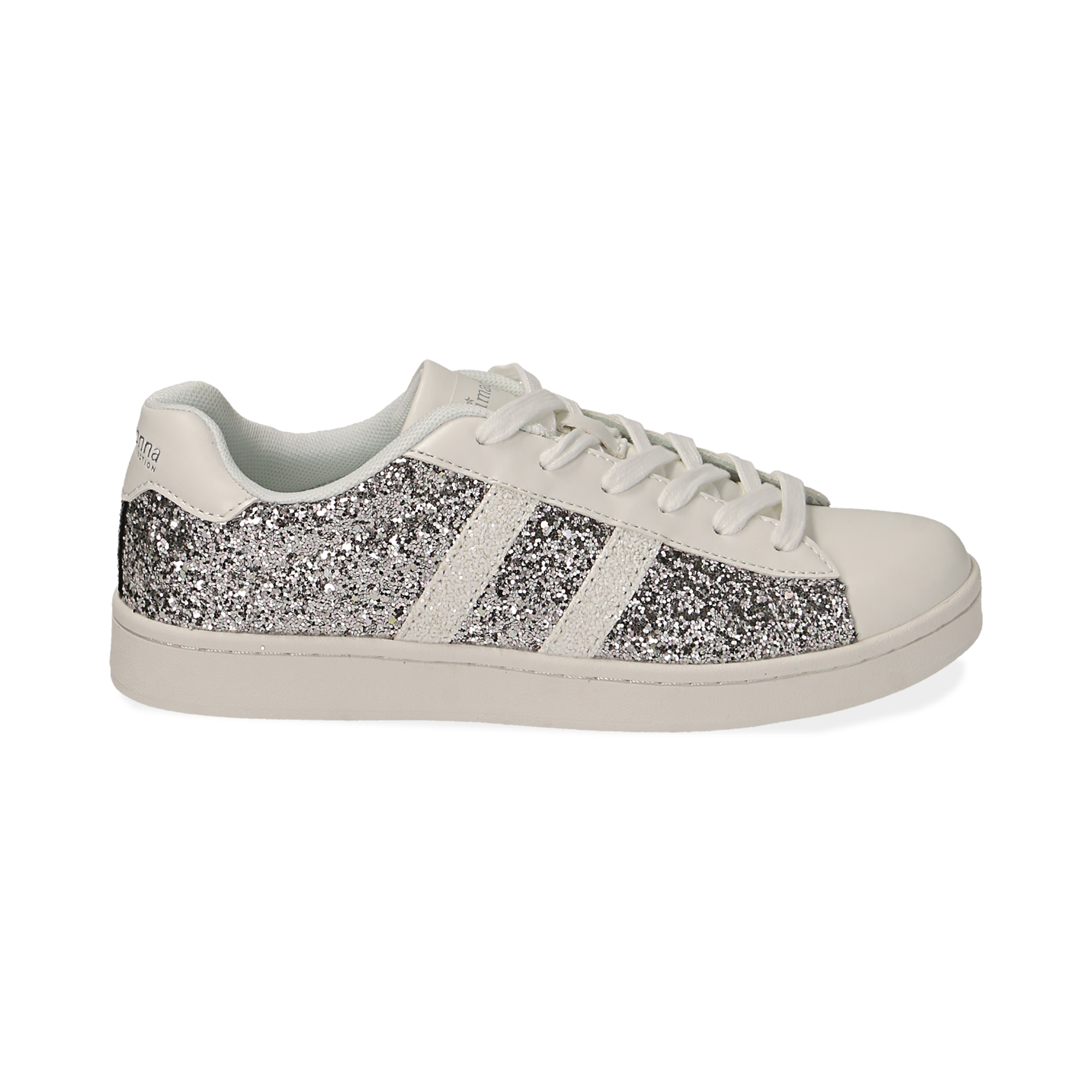 Sneakers argento con glitter | Primadonna Collection